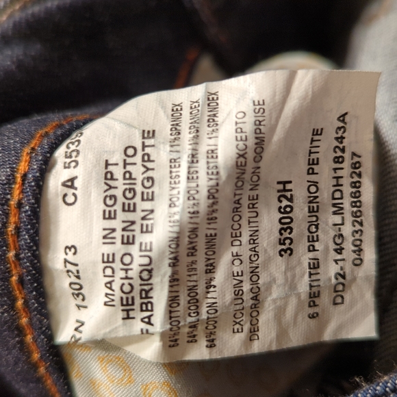 Lee Boot Cut Jeans Size 6P - Picture 4 of 5